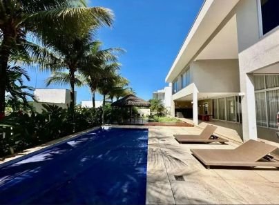 SOBRADO MODERNO DE ALTO PADRÃO NO ALPHAVILLE ARAGUAIA | TOTALMENTE MOBILIADO E DECORADO